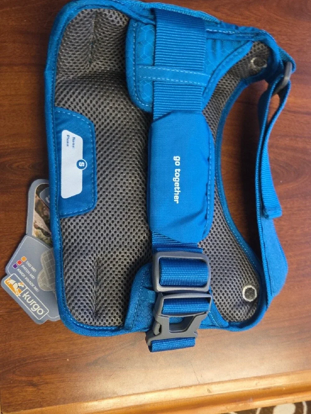 Kurgo Townie Harness Teal Blue Dog Harness
